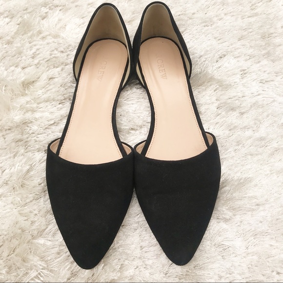 J. Crew Shoes - J. CREW Suede d’Orsay Flats
